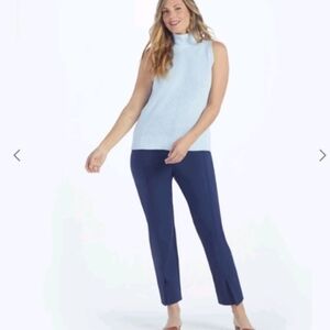 Summersalt Navy Blue The Multitasking Slit Front Ankle Pant sz 16